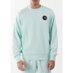 HELVETICA MP - SWEAT COL ROND - ALBAN - NIL - BLEU VERT